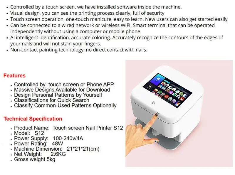 3D Nail Printers