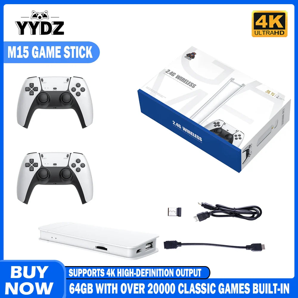 RetroMaster M15 – Handheld Console with 20,000+ Games, 4K HD, Multi-Emulator Support