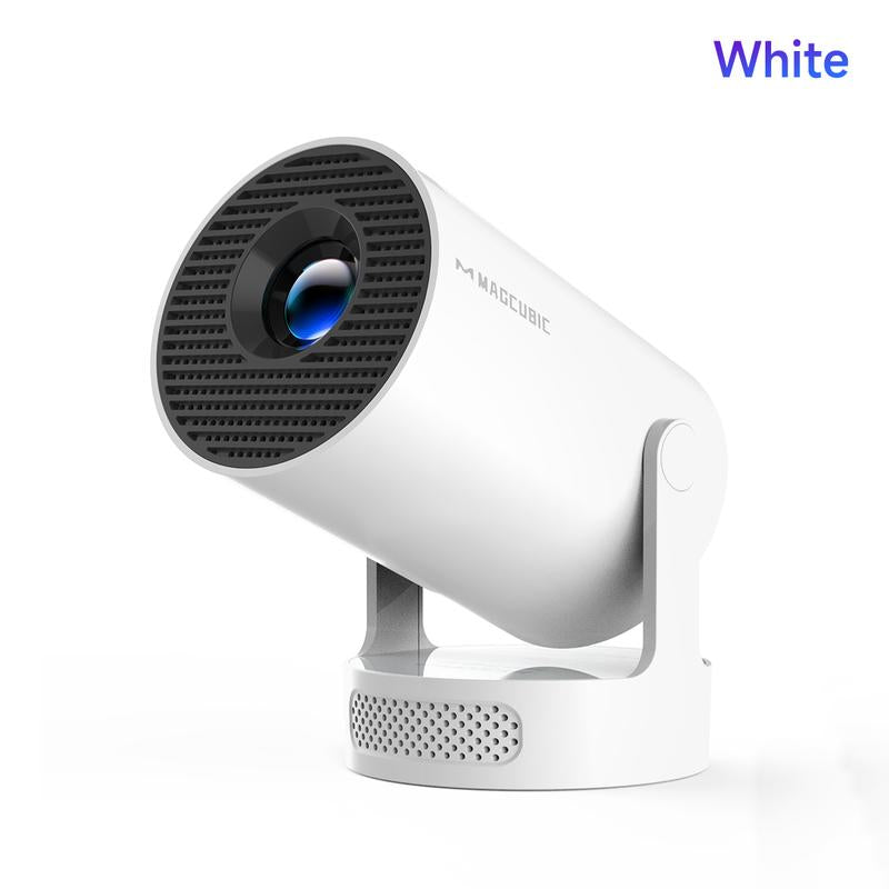 [US Warehouse] Magcubic Hy300Pro+ Android 11 Mini Projector 4K Videosource Supported 290ANSI 0.9:1 Short Projection Throw Ratio Native 1280*720P WIFI6 BT5.4 Android11 Built-In Speaker & Appstore Allwinner H713 Home Cinema Smart Projector Upgraded Hy300Pro - Kiki of DC Styles Store